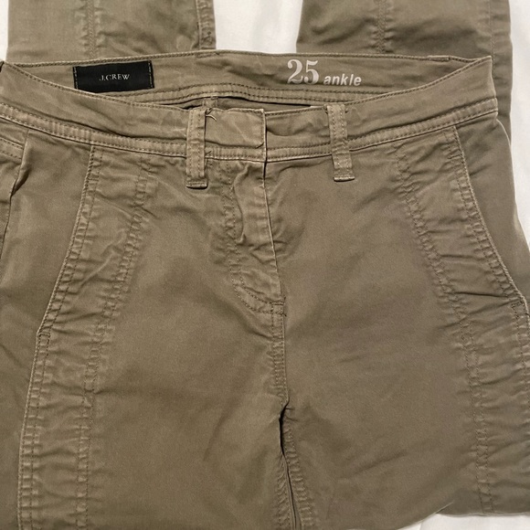 J Crew Olive Pants - Picture 5 of 5